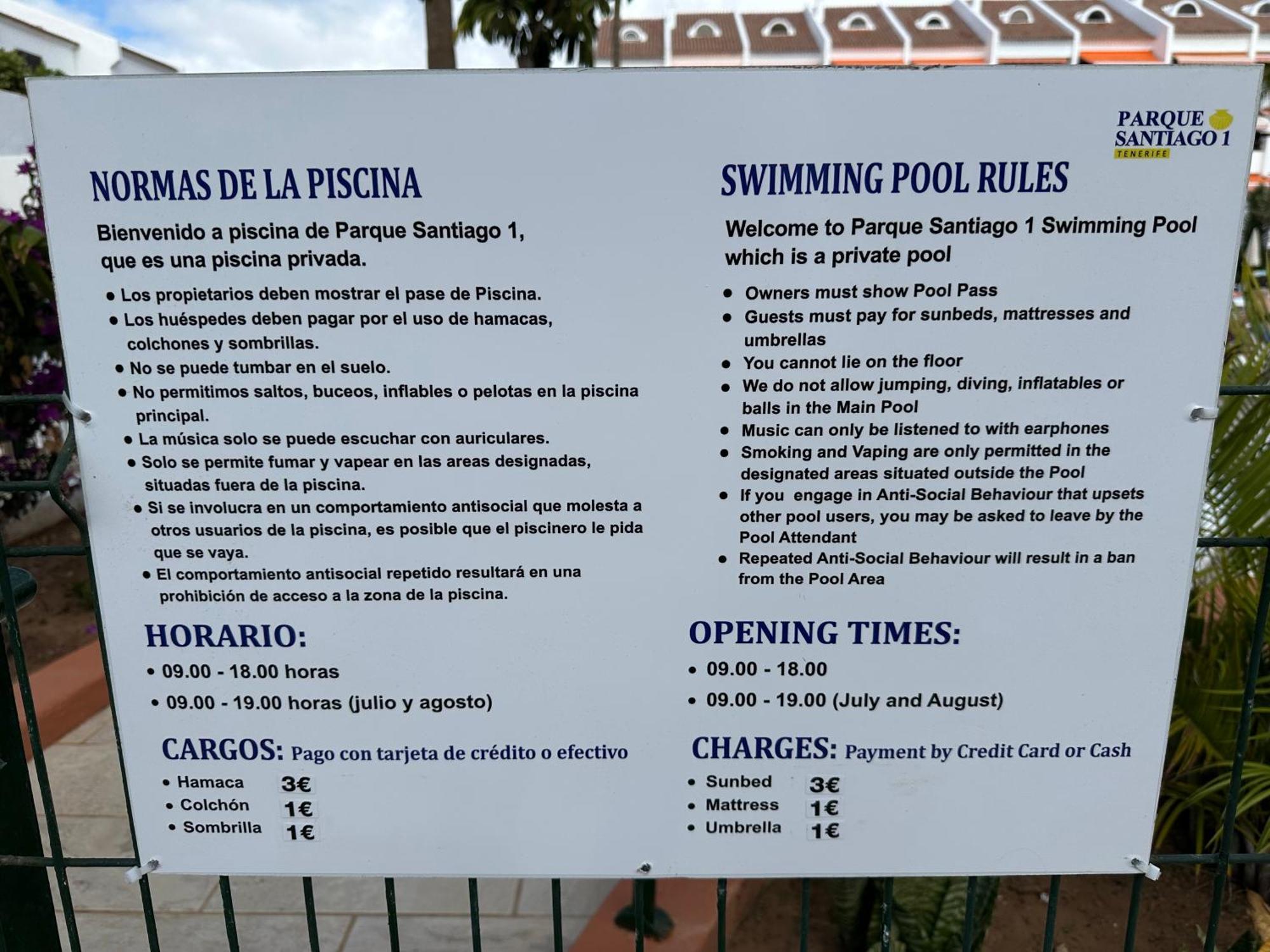 2 Bedrooms Playa Americas Parque Santiago I Heated Pool Apartment Playa de las Americas (Tenerife)